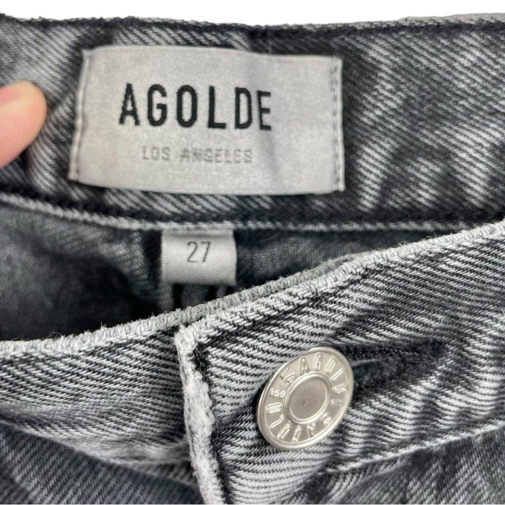AGOLDE 90s Jeans in Black Vintage Wash Size 27 - Picture 5 of 7
